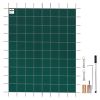 VEVOR Pool Safety Cover, Inground Pool Cover Fit for PP Material, Rectangle Inground Safety Pool Cover Green