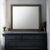 Ireland Gray Oak Finish Mirror