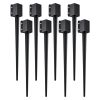 VEVOR Fence Post Anchor Ground Spike, 8 Pack 36 x 4 x 4 Inches Outer Diameter (Inner Diameter 3.5 x3.5 Inches)