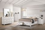White Square Mirror